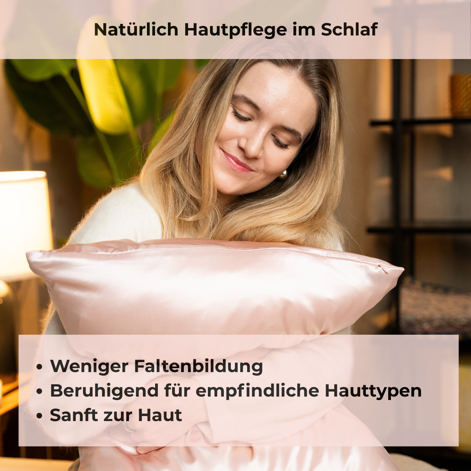 Seidenkissenbezug - Standard 65 x 65 cm